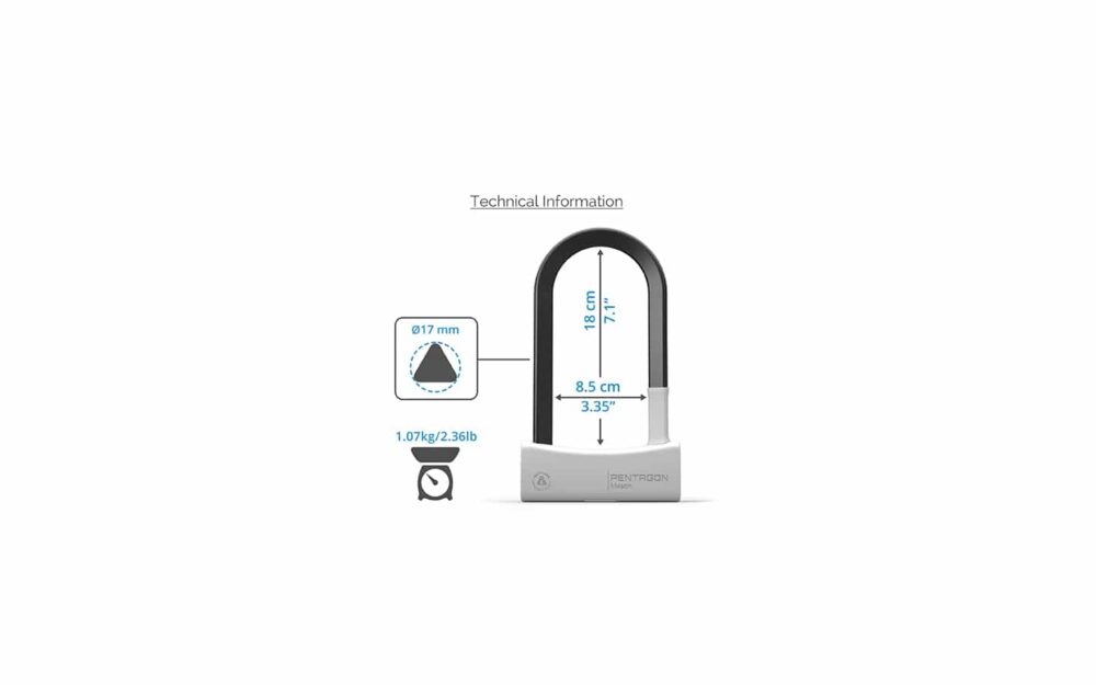 Seatylock Mason Grey 180 Product 6